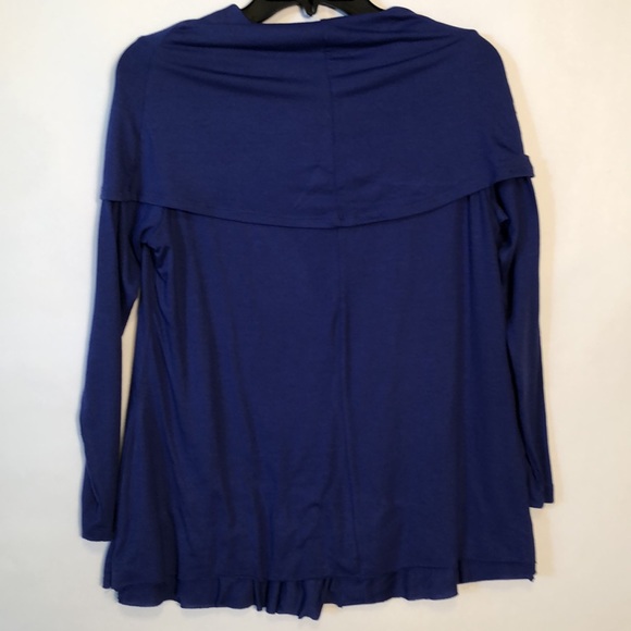 NWT Soft Surroundings Royal Blue Weekend Layer Top szMp - Picture 6 of 6